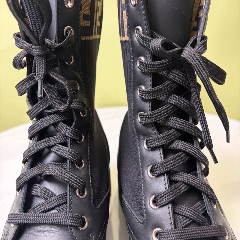 97新 FENDI芬迪 中靴 38碼-5