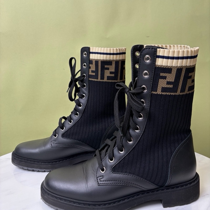 97新 FENDI芬迪 中靴 38碼-10