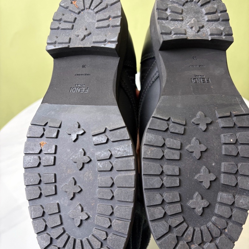 97新 FENDI芬迪 中靴 38碼-13