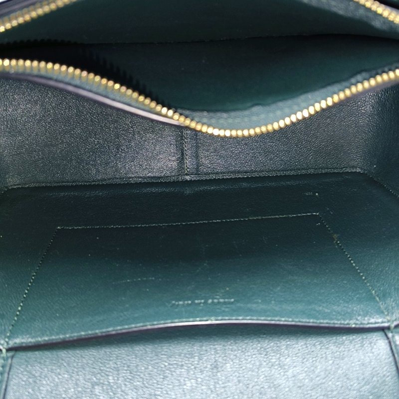 CELINE FRAME中號拼色牛皮單肩包斜挎包金色五金-6