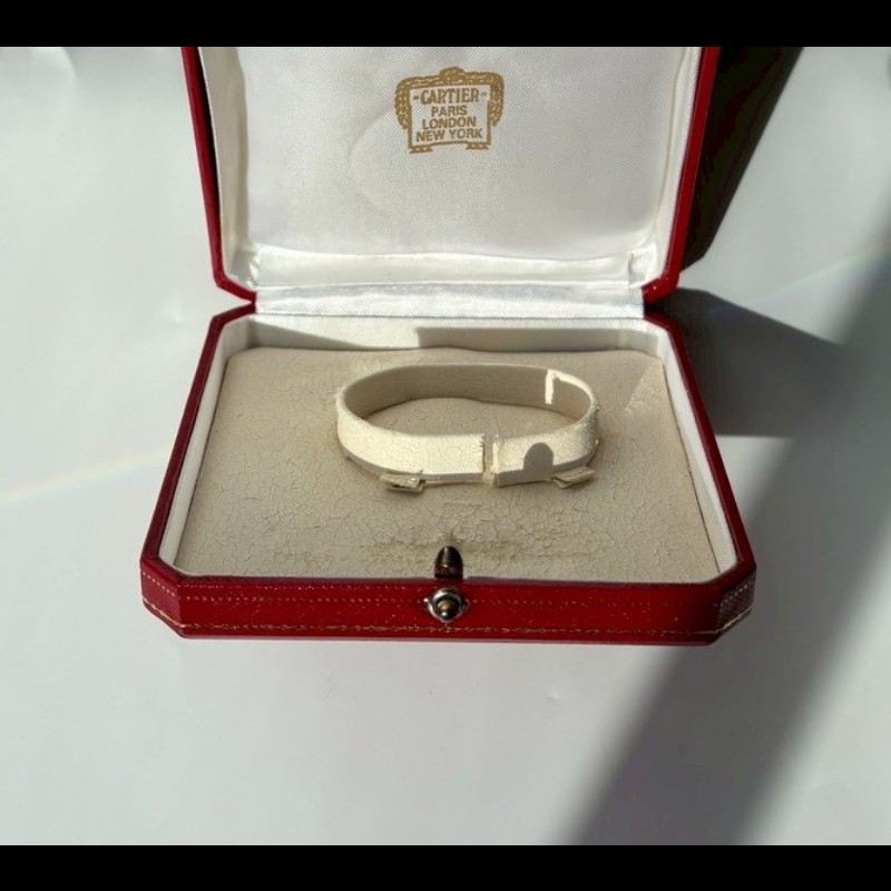 Cartier 白K金LOVE手環 750-3