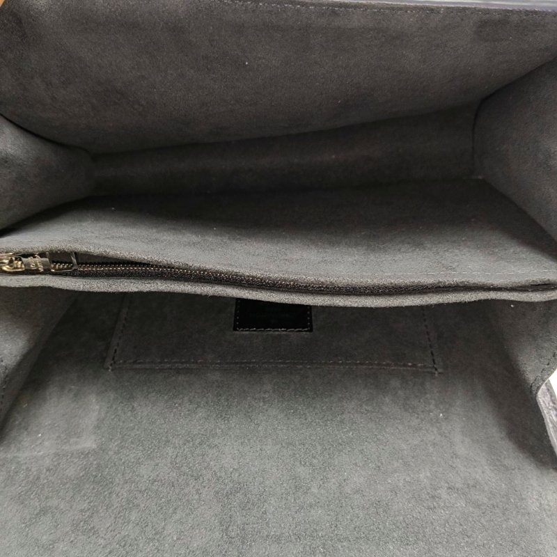 LOUIS VUITTON DAUPHINE中號棕色塗層帆布老花達芙妮單肩包斜挎包銀色五金2條可拆卸肩-6