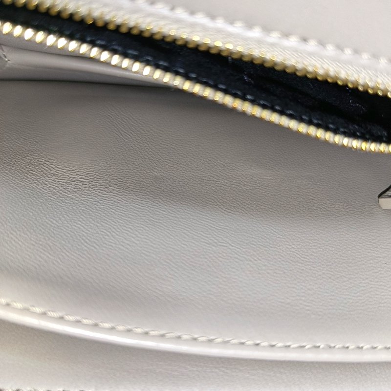 YSL LE MAILLON灰色牛皮單肩包金色五金-14