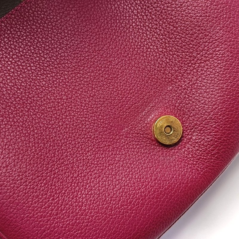 LOUIS VUITTON MARIGNAN棕色塗層帆布老花鎖頭包單肩包手提包斜挎包金色五金可拆卸肩-9