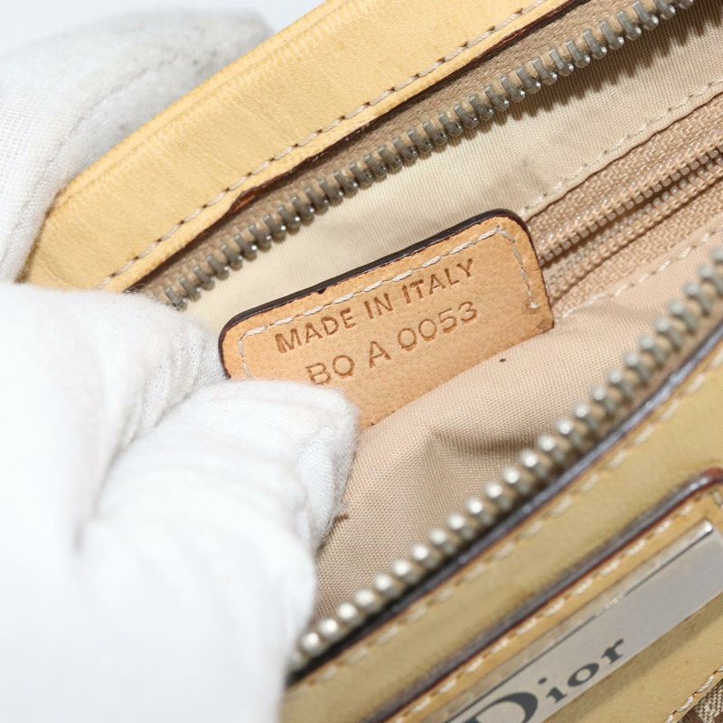 【日本直送】Christian Dior Trotter帆布街頭時尚肩背包 米色 銀色 正品 161759-11