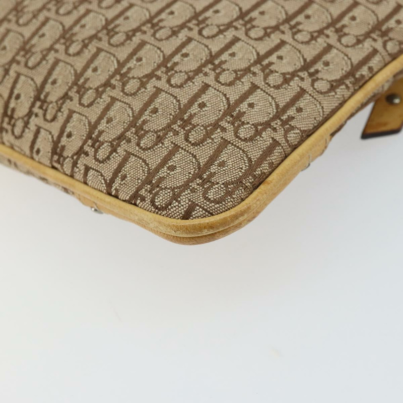 【日本直送】Christian Dior Trotter帆布街頭時尚肩背包 米色 銀色 正品 161759-14