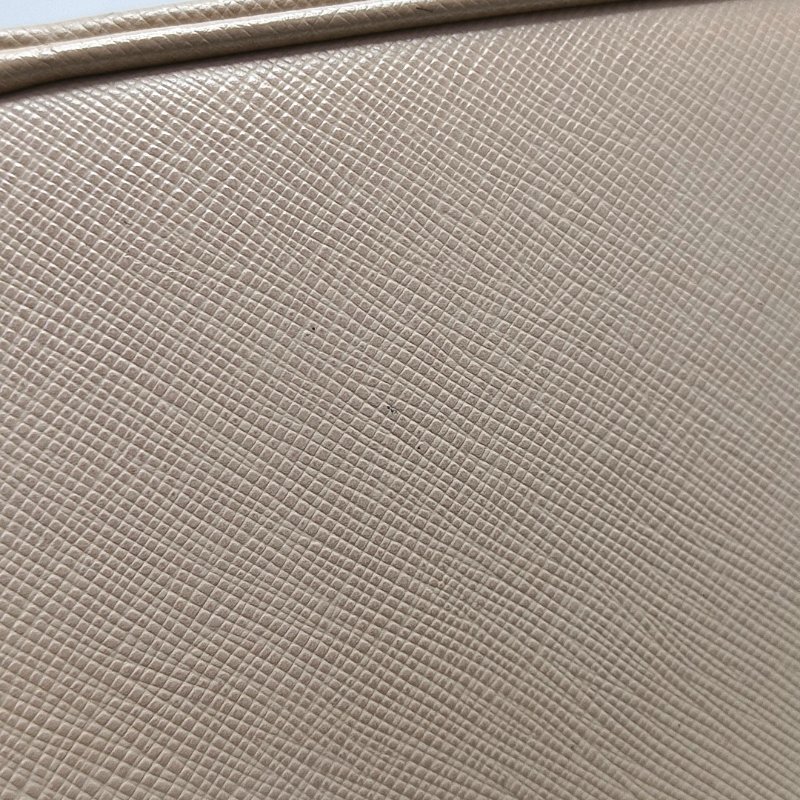 PRADA Galleria大號粉色牛皮徽標十字紋單肩包斜挎包手提包金色五金可拆卸肩帶-12