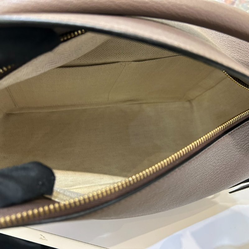 LOEWE Puzzle 咖牛皮中號二用包-8