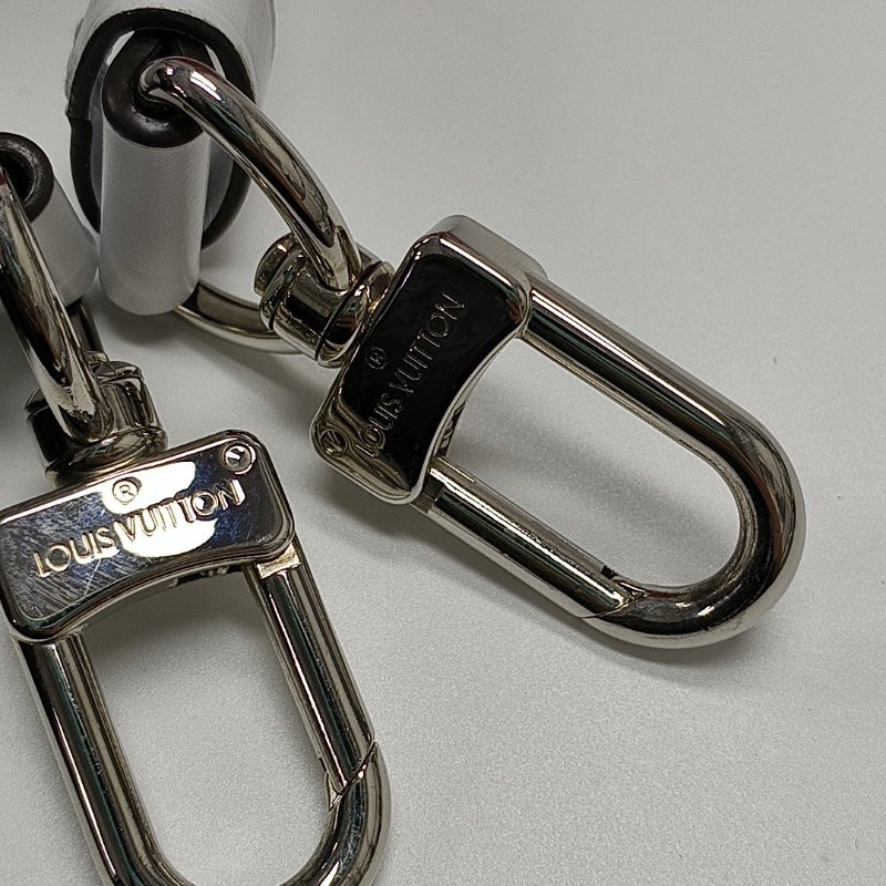 LOUIS VUITTON KEEPALL 50拼色牛皮單肩包手提包斜挎包銀色五金可拆卸肩帶-13