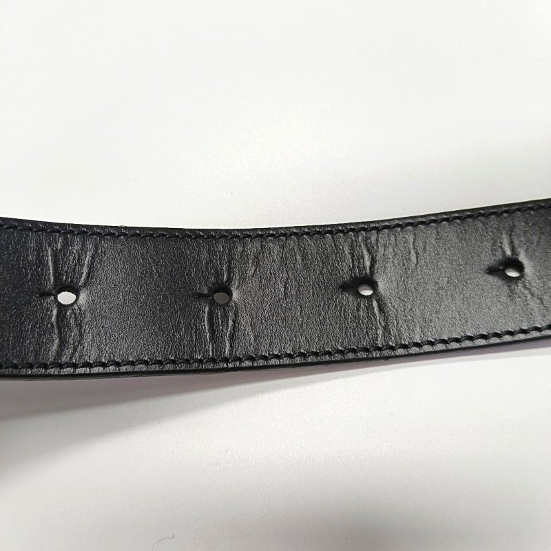 BURBERRYTB迷你黑色牛皮腰包腰包/胸包金色五金可拆卸肩帶-13