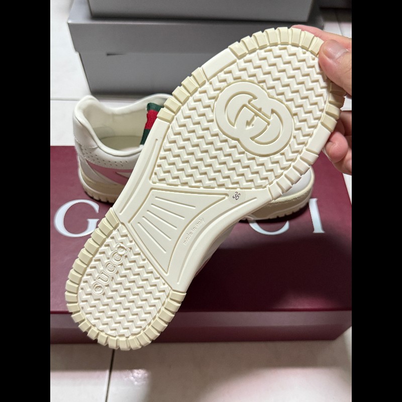 Gucci 古馳 經典板鞋 粉色 36-1