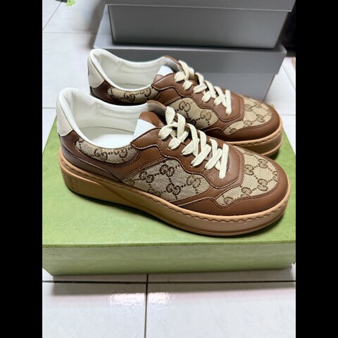 Gucci 古馳 經典老花板鞋 6+