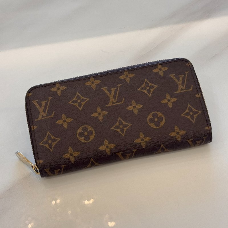 *SHIHNA名牌精品*LV M42616 老花拉鍊長夾-0