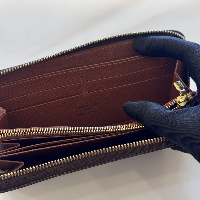 *SHIHNA名牌精品*LV M42616 老花拉鍊長夾-4
