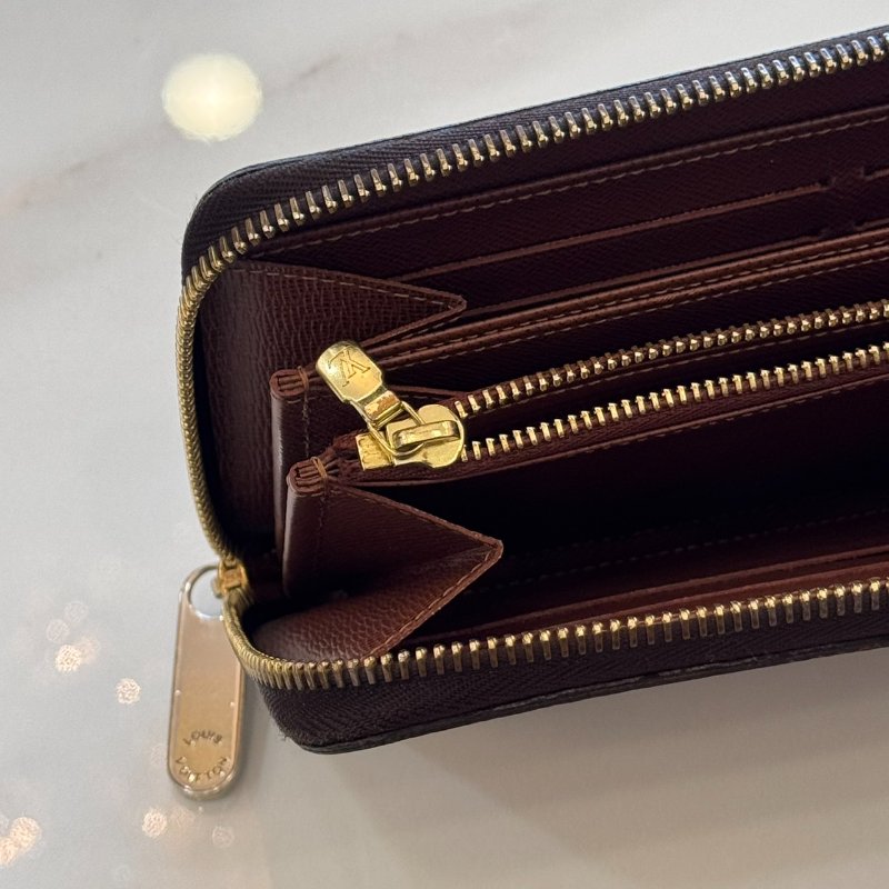 *SHIHNA名牌精品*LV M42616 老花拉鍊長夾-5