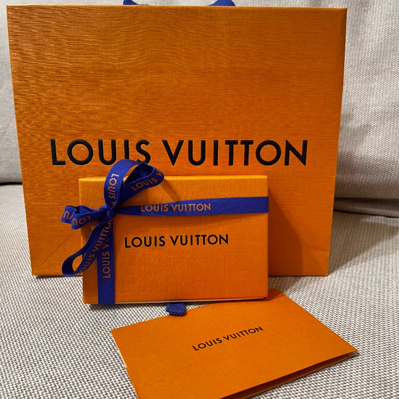 LV黑色琪盤格·鑰匙包／零錢包／小掛包／-4