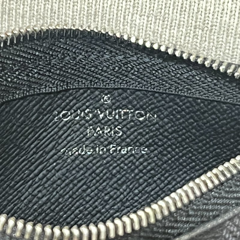 LV黑色琪盤格·鑰匙包／零錢包／小掛包／-8