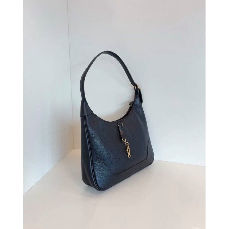 🔥Hermes 愛馬仕 vintage Trim 31 黑金腋下包/肩背包 9.5新美品-1