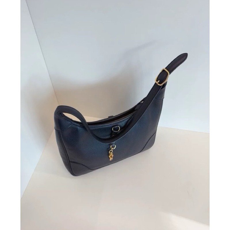 🔥Hermes 愛馬仕 vintage Trim 31 黑金腋下包/肩背包 9.5新美品-4