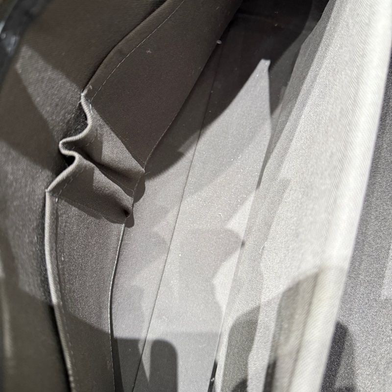 98新 LV全皮黑棋盤格壓紋公文包-14