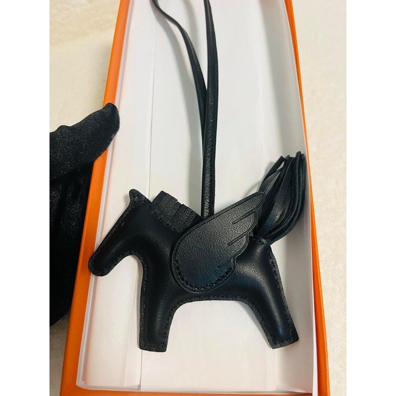 💕Hermes Rodeo 黑色飛馬/小馬 so black pm/全新W刻美品-1