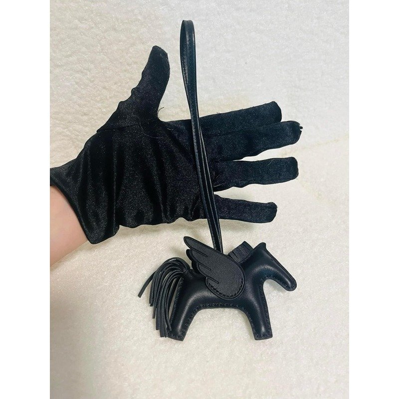 💕Hermes Rodeo 黑色飛馬/小馬 so black pm/全新W刻美品-4
