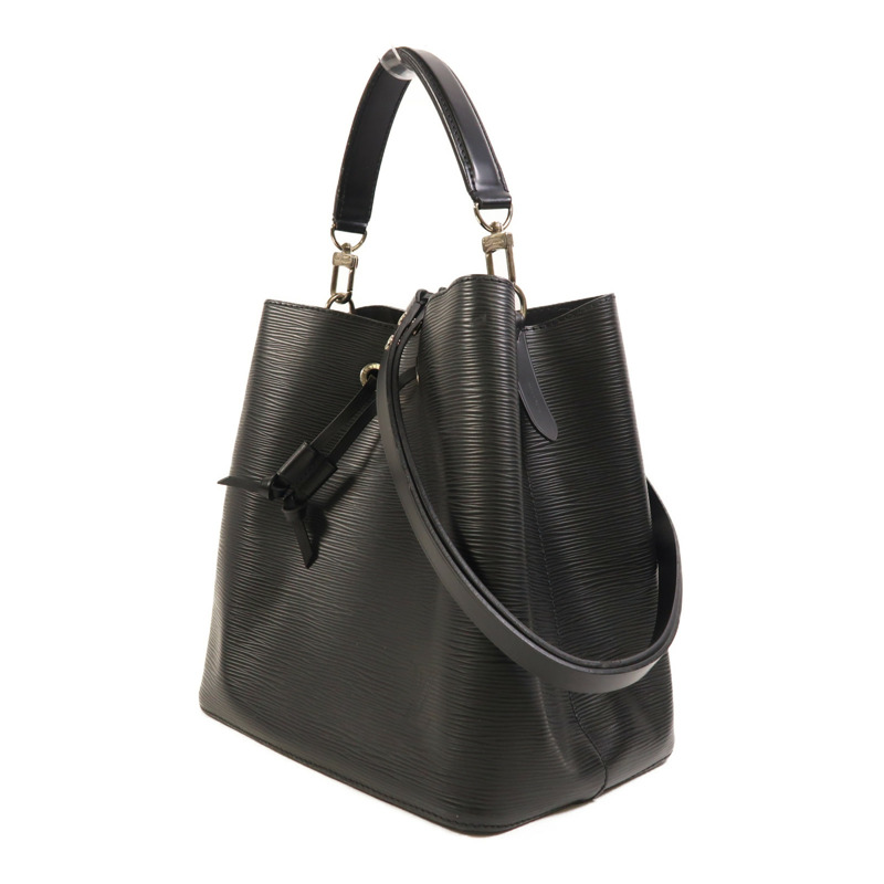 LOUIS VUITTON Epi Neo Noe MM銀扣手挽肩背兩用袋-2