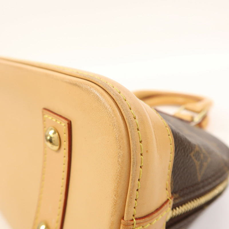 LOUIS VUITTON Monogram Alma BB金扣手挽肩背兩用袋-9