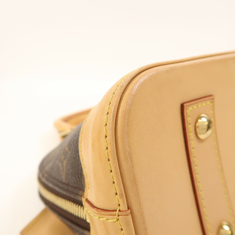 LOUIS VUITTON Monogram Alma BB金扣手挽肩背兩用袋-10