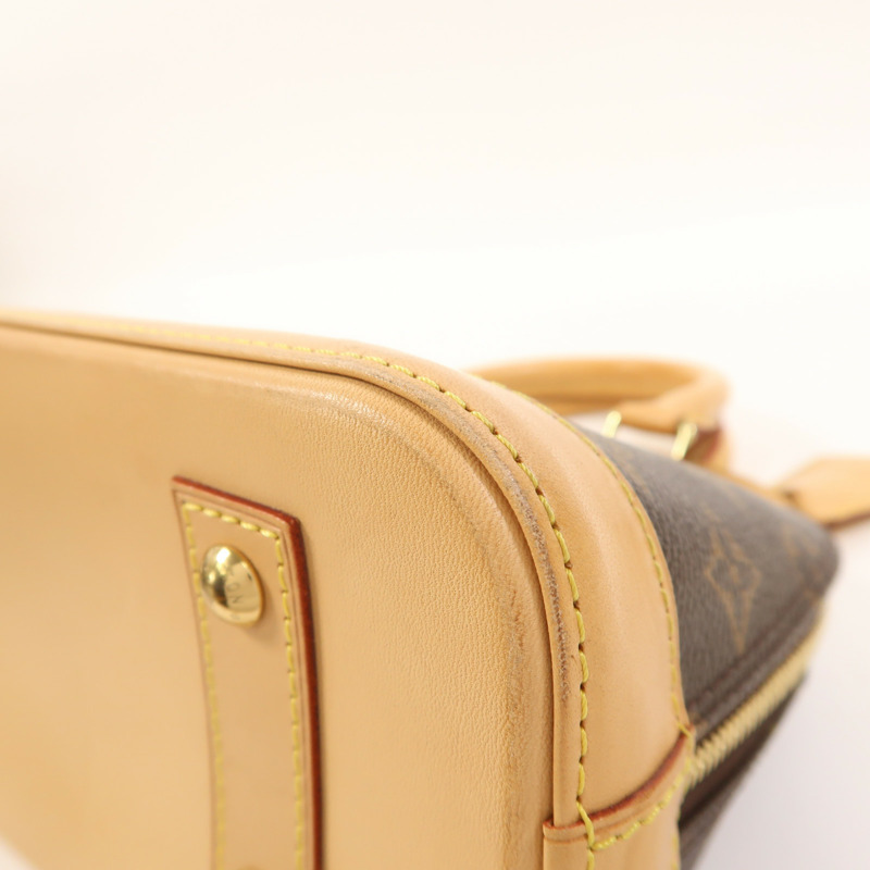 LOUIS VUITTON Monogram Alma BB金扣手挽肩背兩用袋-11