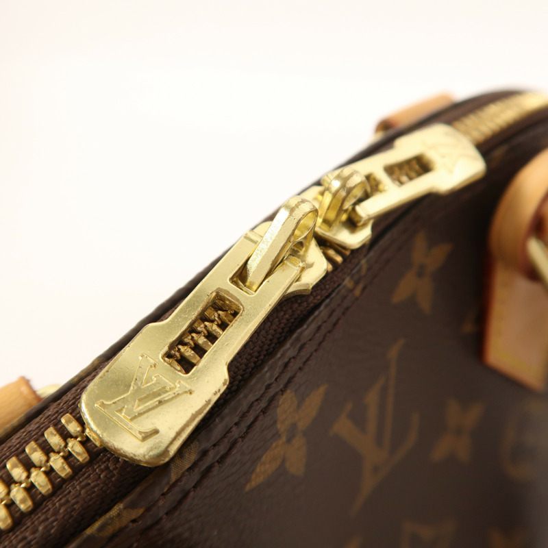 LOUIS VUITTON Monogram Alma BB金扣手挽肩背兩用袋-14