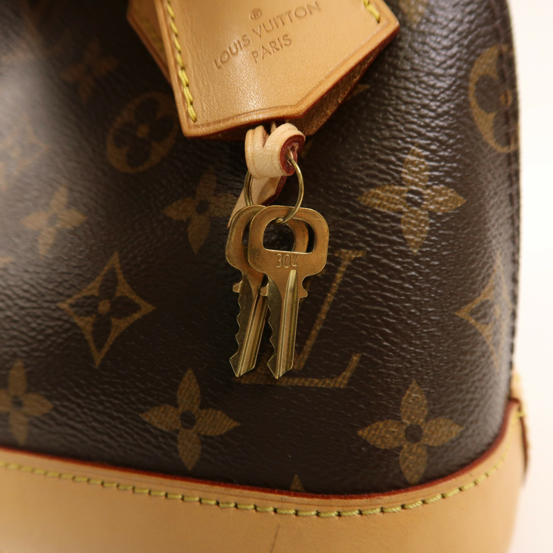 LOUIS VUITTON Monogram Alma BB金扣手挽肩背兩用袋-15
