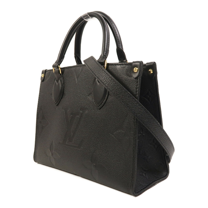 LOUIS VUITTON Monogram Empreinte OnTheGo PM金扣手挽肩背兩用袋-2