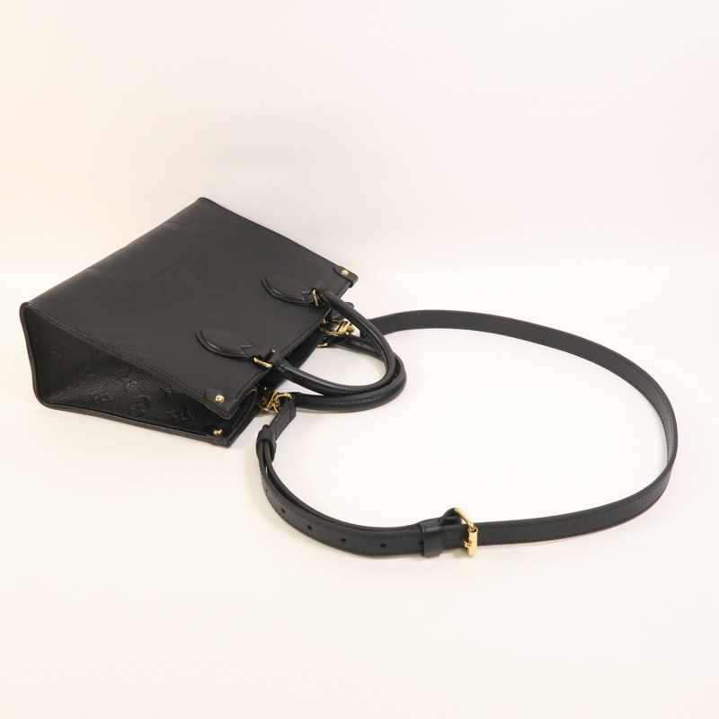 LOUIS VUITTON Monogram Empreinte OnTheGo PM金扣手挽肩背兩用袋-6