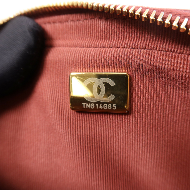 CHANEL 牛皮皮革Camera Bag金扣鏈帶肩背袋-7