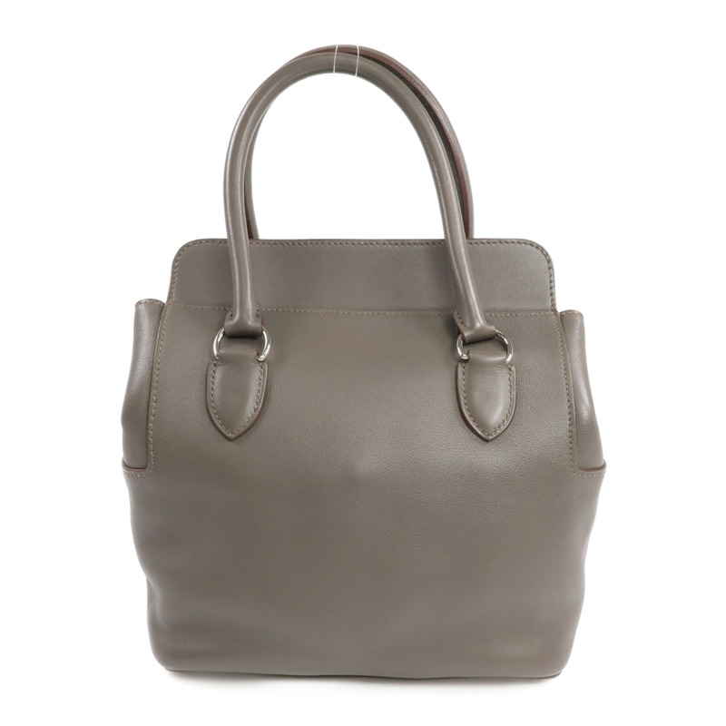 HERMES Evercolor皮革Toolbox 20銀扣手挽肩背兩用袋Etain-2