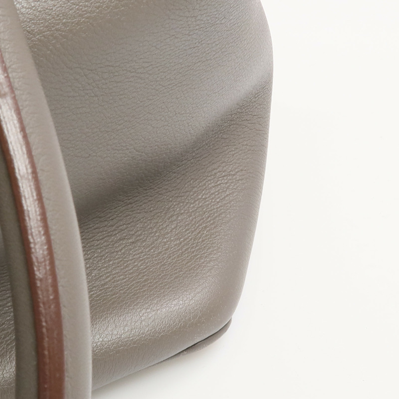 HERMES Evercolor皮革Toolbox 20銀扣手挽肩背兩用袋Etain-15