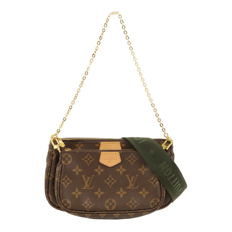 LOUIS VUITTON Monogram Multi Pochette Accessoires金扣肩背袋-0