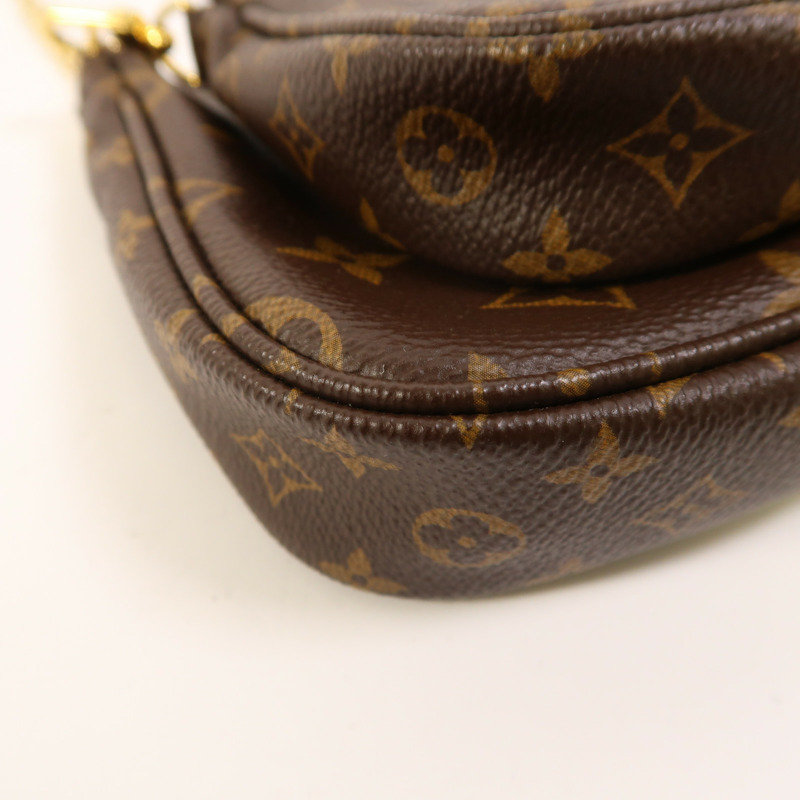 LOUIS VUITTON Monogram Multi Pochette Accessoires金扣肩背袋-11