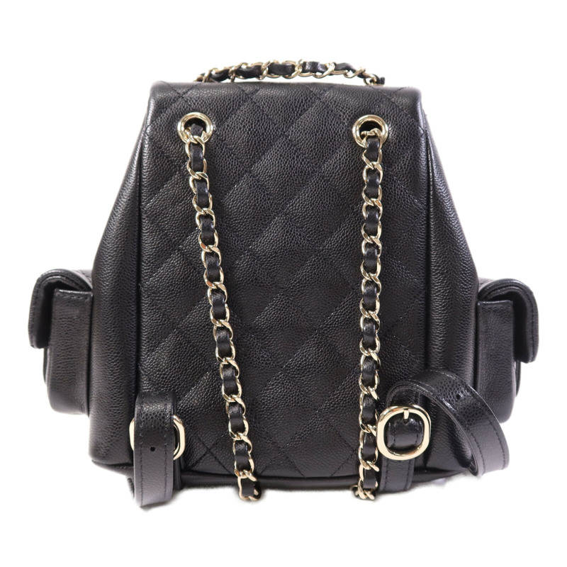 CHANEL 牛皮皮革Small Duma金扣鏈帶背包-1