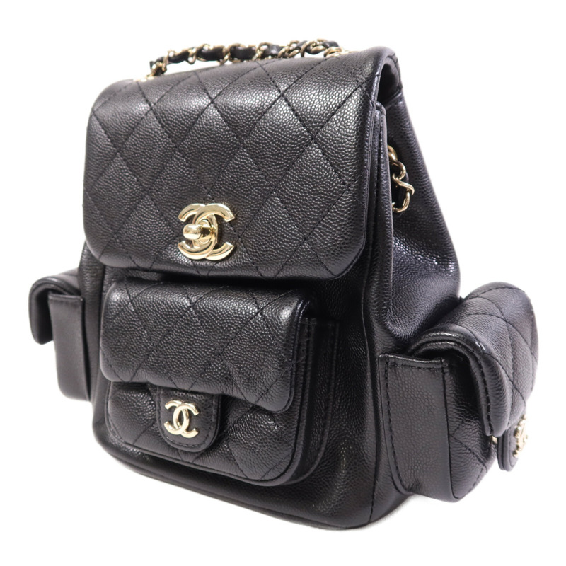 CHANEL 牛皮皮革Small Duma金扣鏈帶背包-2