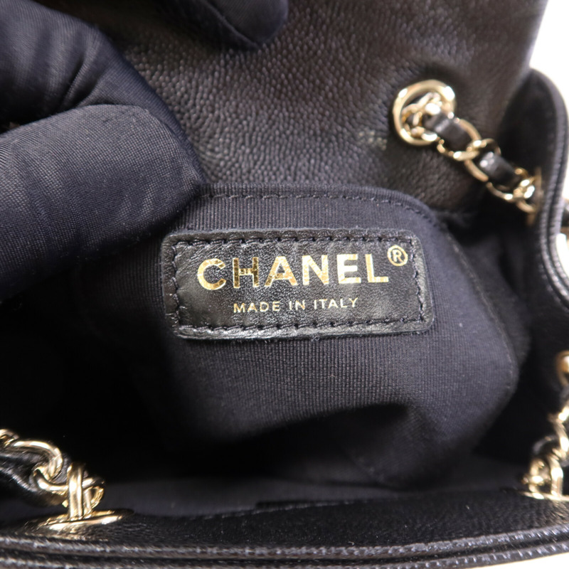 CHANEL 牛皮皮革Small Duma金扣鏈帶背包-6