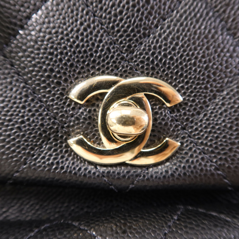 CHANEL 牛皮皮革Small Duma金扣鏈帶背包-8