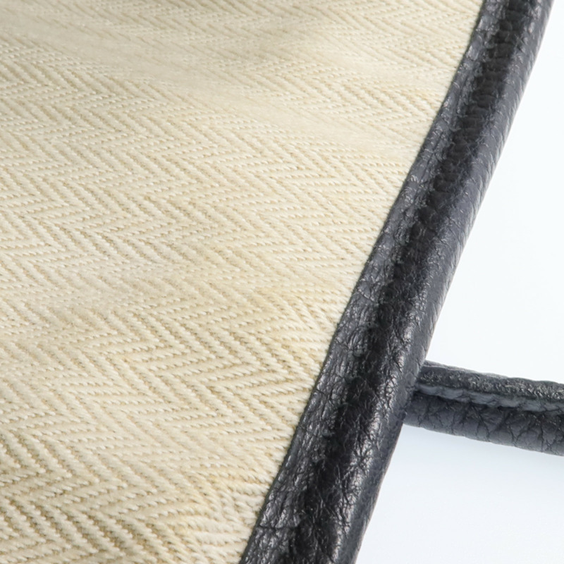 HERMES Negonda皮革Garden Party TPM銀扣手挽袋Noir-15