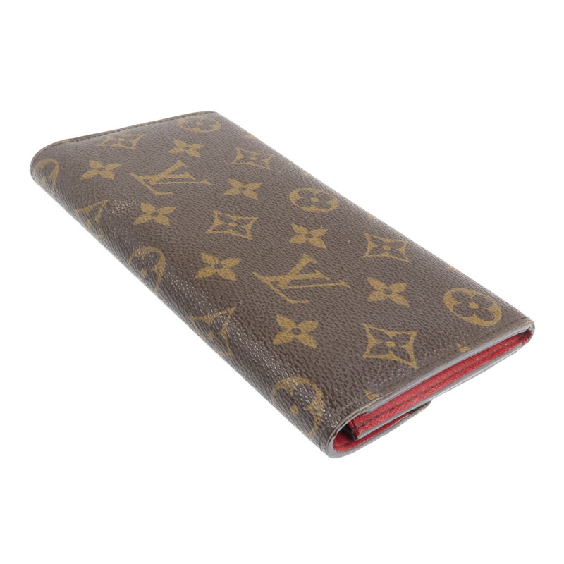 LOUIS VUITTON Monogram Emilie Long Wallet金扣長錢包-4