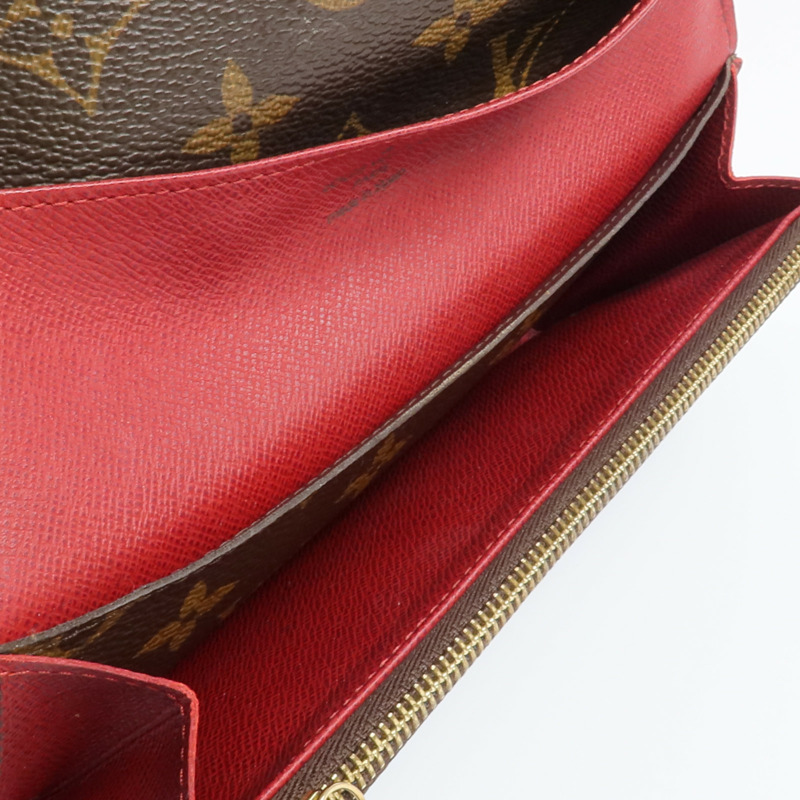 LOUIS VUITTON Monogram Emilie Long Wallet金扣長錢包-5