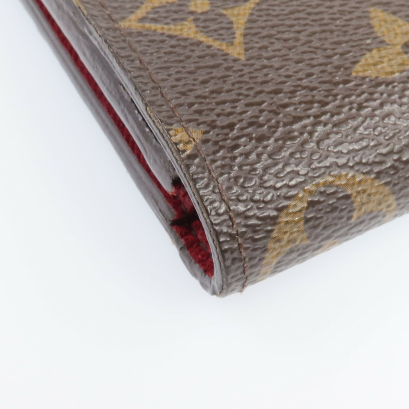 LOUIS VUITTON Monogram Emilie Long Wallet金扣長錢包-12