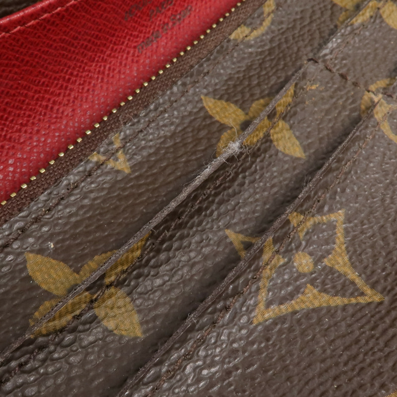 LOUIS VUITTON Monogram Emilie Long Wallet金扣長錢包-16