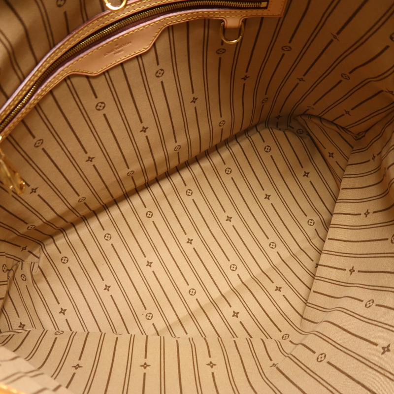 LOUIS VUITTON Monogram Delightful MM金扣肩背袋-4