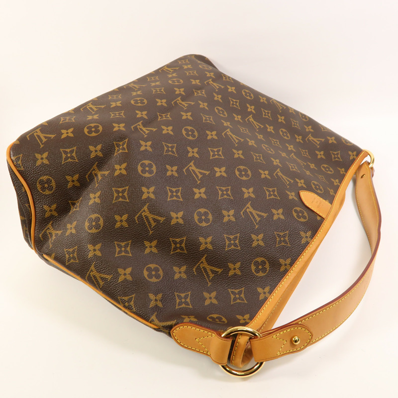 LOUIS VUITTON Monogram Delightful MM金扣肩背袋-7